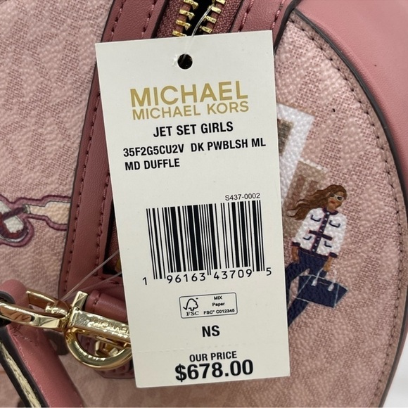 Michael Kors Medium Duffle Satchel Crossbody Bag - Picture 11 of 11